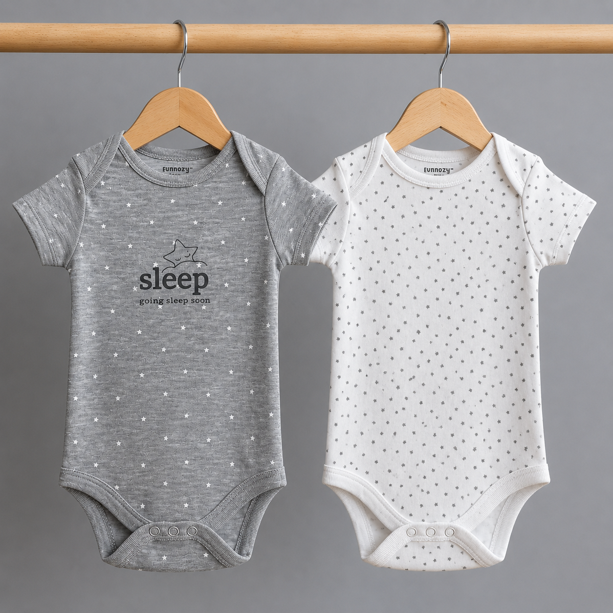 Pack of 2 Romper Set - Star