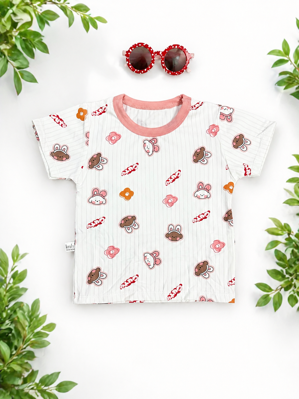 Summer Short-Sleeved Suit 2 pcs - Panda
