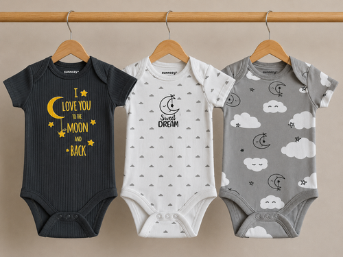 Pack of 3 Romper Set