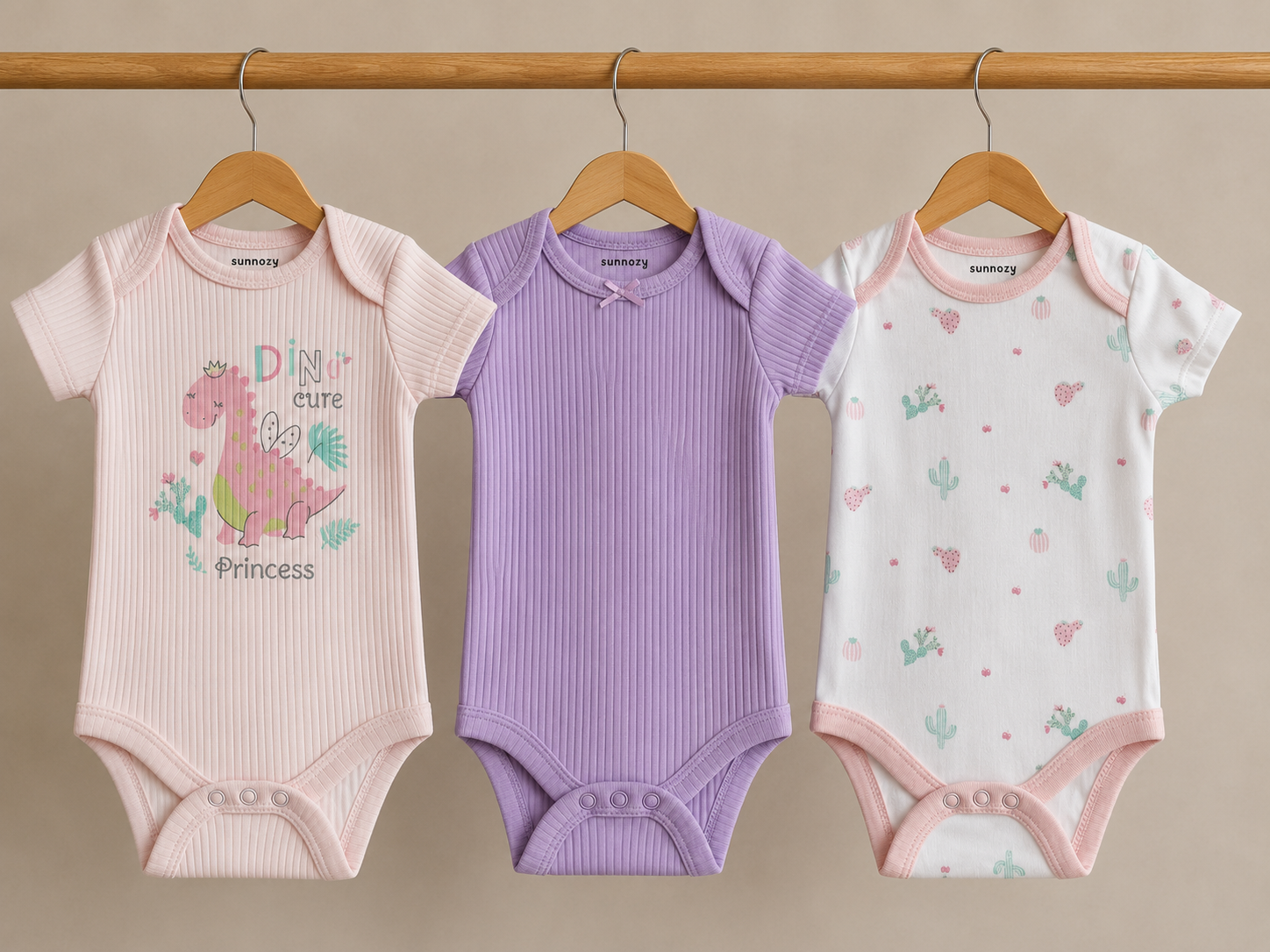 Pack of 3 Romper Set
