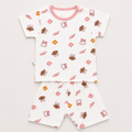 Summer Short-Sleeved Suit 2 pcs - Panda