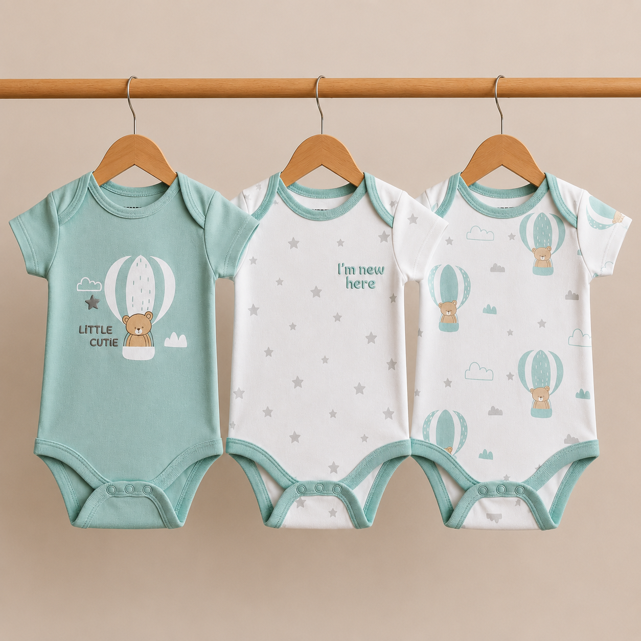 Pack of 3 Romper Set - Balloon