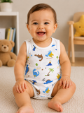 Sleeveless Romper - Dino