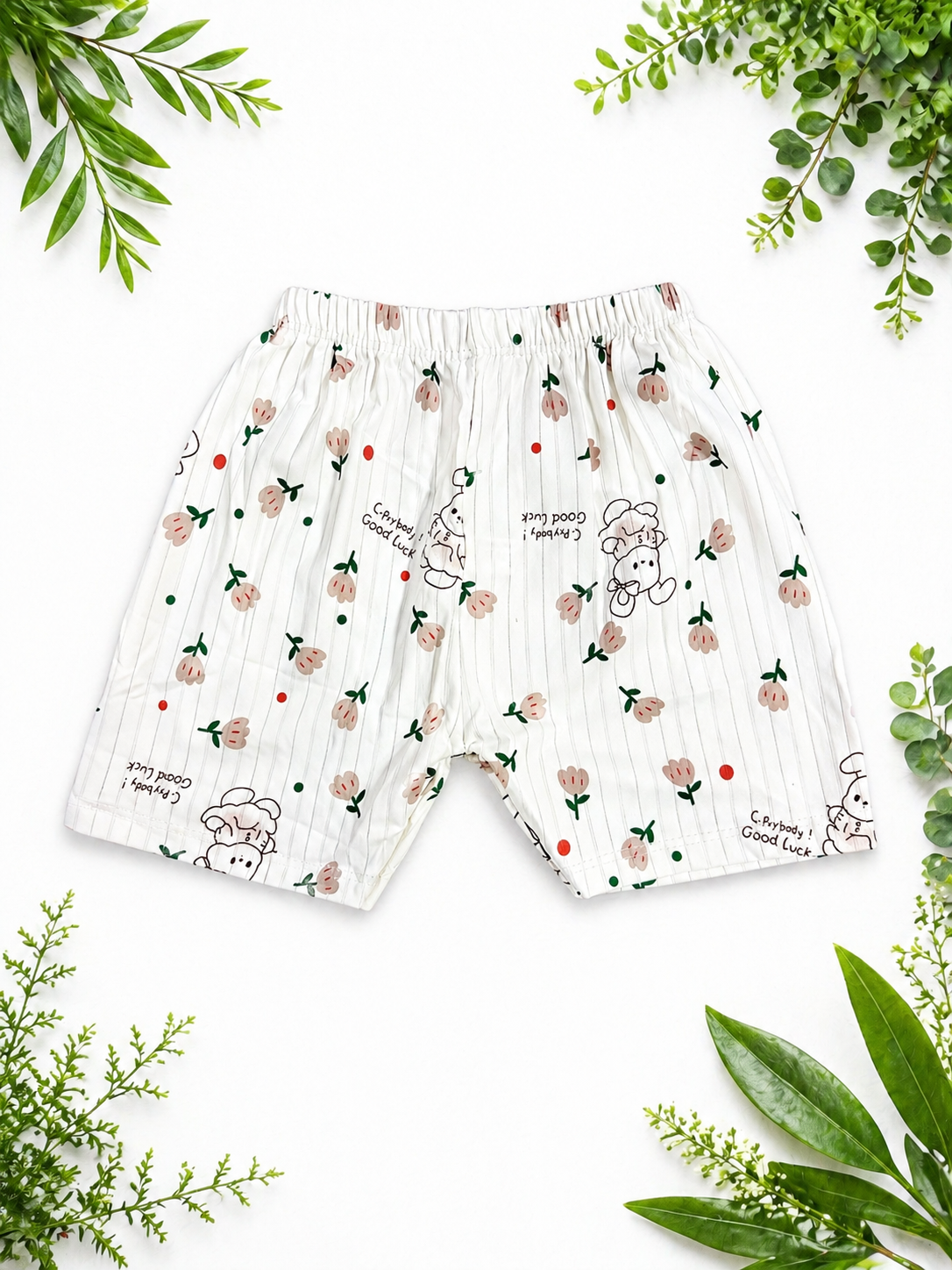 Summer Short-Sleeved Suit 2 pcs - Floral