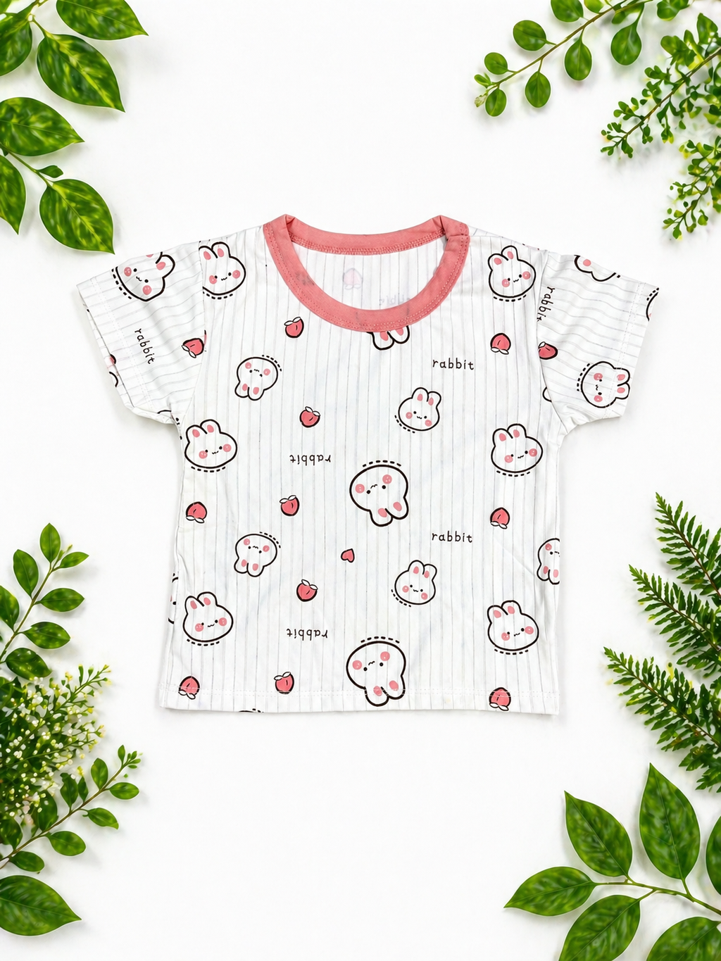 Summer Short-Sleeved Suit 2 pcs - Rabbit