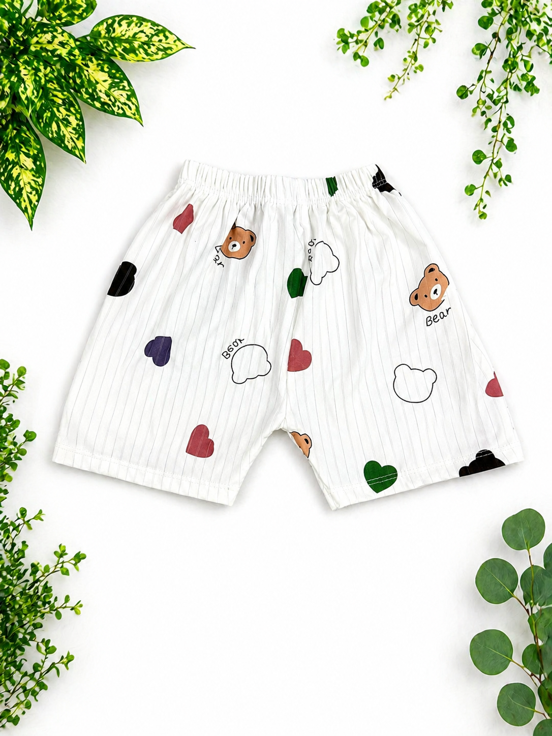 Summer Short-Sleeved Suit 2 pcs - Bear