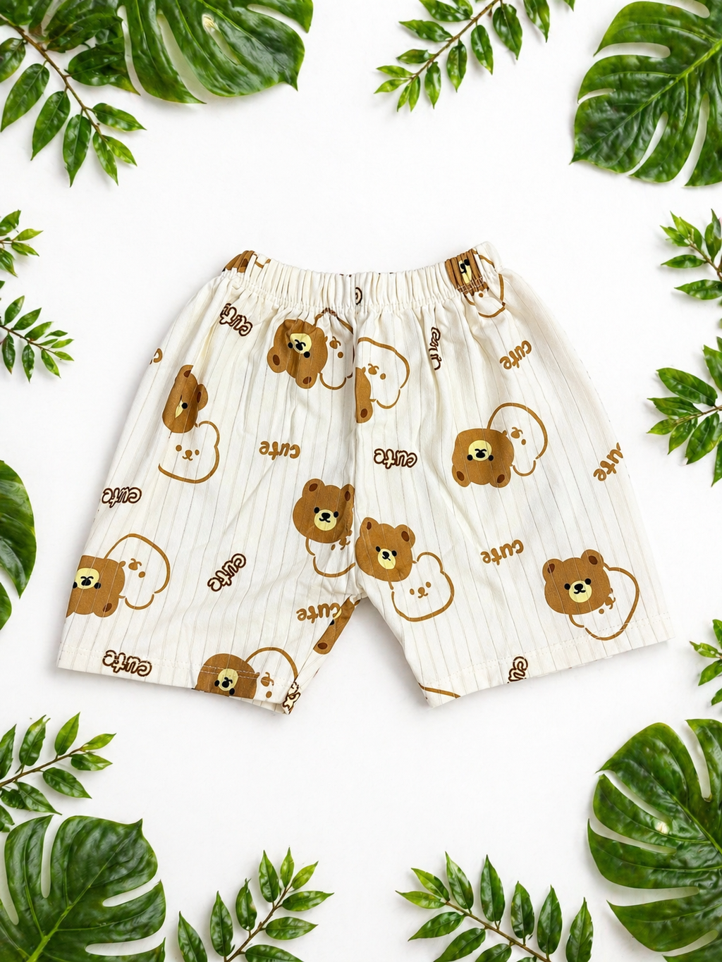 Summer Short-Sleeved Suit 2 pcs - Twin Bear