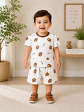 Summer Short-Sleeved Suit 2 pcs - Teddy