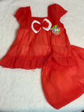 Chiffon Dress Set